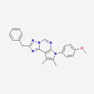 2-benzyl-7-(4-methoxyphenyl)-8,9-dimethyl-7H-pyrrolo[3,2-e][1,2,4]triazolo[1,5-c]pyrimidine