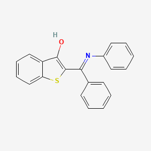 (2E)-2-[phenyl(phenylamino)methylidene]-1-benzothiophen-3(2H)-one