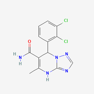 7-(2,3-Dichlorophenyl)-5-methyl-4,7-dihydro-[1,2,4]triazolo[1,5-a]pyrimidine-6-carboxamide