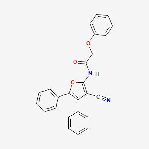 N-(3-cyano-4,5-diphenylfuran-2-yl)-2-phenoxyacetamide