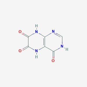 molecular formula C6H4N4O3 B10876396 4,6,7-Pteridinetriol CAS No. 58947-88-9