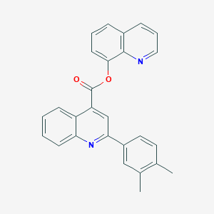 Quinolin-8-yl 2-(3,4-dimethylphenyl)quinoline-4-carboxylate