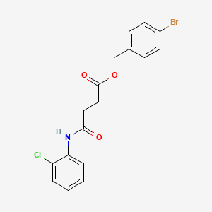 4-Bromobenzyl 4-[(2-chlorophenyl)amino]-4-oxobutanoate