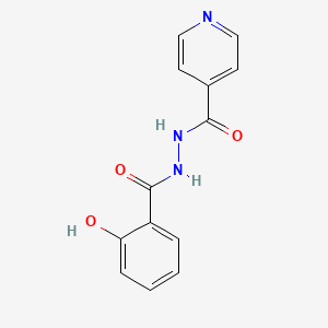 molecular formula C13H11N3O3 B10876530 2-Hydroxy-N'~1~-(4-pyridylcarbonyl)benzohydrazide 