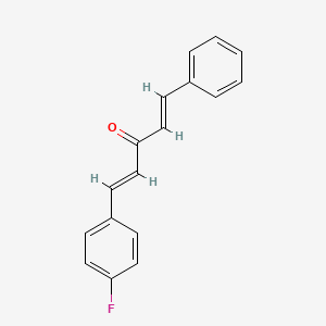 (1E,4E)-1-(4-fluorophenyl)-5-phenylpenta-1,4-dien-3-one