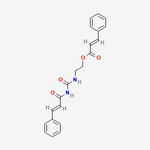 2-({[(2E)-3-phenylprop-2-enoyl]carbamoyl}amino)ethyl (2E)-3-phenylprop-2-enoate