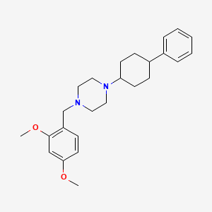 1-(2,4-Dimethoxybenzyl)-4-(4-phenylcyclohexyl)piperazine