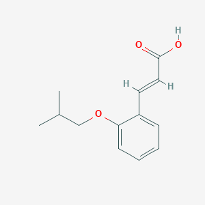 (2E)-3-[2-(2-methylpropoxy)phenyl]prop-2-enoic acid