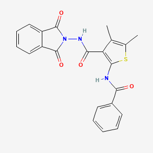 N-(1,3-dioxo-1,3-dihydro-2H-isoindol-2-yl)-4,5-dimethyl-2-[(phenylcarbonyl)amino]thiophene-3-carboxamide