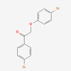 molecular formula C14H10Br2O2 B10877201 2-(4-Bromophenoxy)-1-(4-bromophenyl)ethanone 