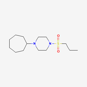 1-Cycloheptyl-4-(propylsulfonyl)piperazine