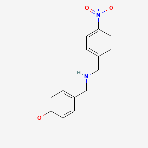 molecular formula C15H16N2O3 B10877285 (4-Methoxybenzyl)(4-nitrobenzyl)amine CAS No. 418784-70-0