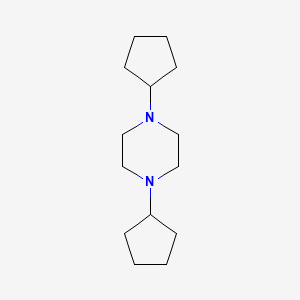 1,4-Dicyclopentylpiperazine