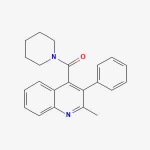 (2-Methyl-3-phenylquinolin-4-yl)(piperidin-1-yl)methanone