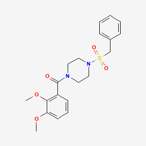 molecular formula C20H24N2O5S B10877551 [4-(Benzylsulfonyl)piperazin-1-yl](2,3-dimethoxyphenyl)methanone 