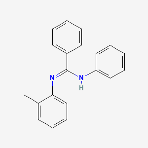 N'~1~-(2-Methylphenyl)-N~1~-phenyl-1-benzenecarboximidamide