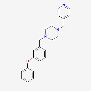 1-(3-Phenoxybenzyl)-4-(4-pyridylmethyl)piperazine