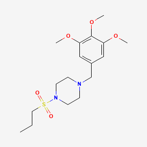 1-(Propylsulfonyl)-4-(3,4,5-trimethoxybenzyl)piperazine