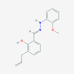 2-{(E)-[2-(2-methoxyphenyl)hydrazinylidene]methyl}-6-(prop-2-en-1-yl)phenol