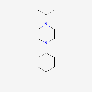 1-(4-Methylcyclohexyl)-4-(propan-2-yl)piperazine