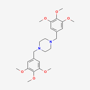 1,4-Bis(3,4,5-trimethoxybenzyl)piperazine