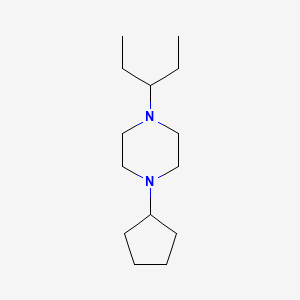 1-Cyclopentyl-4-(pentan-3-yl)piperazine