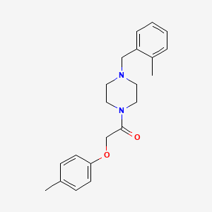 1-[4-(2-Methylbenzyl)piperazin-1-yl]-2-(4-methylphenoxy)ethanone