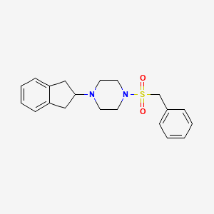 1-(benzylsulfonyl)-4-(2,3-dihydro-1H-inden-2-yl)piperazine