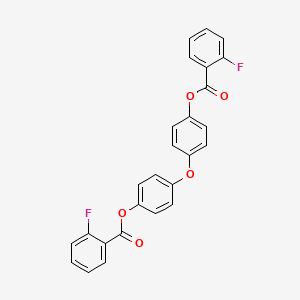 4-{4-[(2-Fluorobenzoyl)oxy]phenoxy}phenyl 2-fluorobenzoate