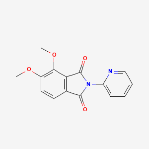 molecular formula C15H12N2O4 B10878255 4,5-dimethoxy-2-(pyridin-2-yl)-1H-isoindole-1,3(2H)-dione 