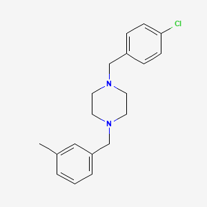 1-(4-Chlorobenzyl)-4-(3-methylbenzyl)piperazine