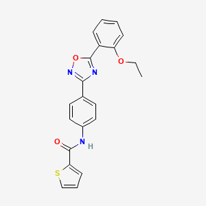 N-{4-[5-(2-ethoxyphenyl)-1,2,4-oxadiazol-3-yl]phenyl}thiophene-2-carboxamide