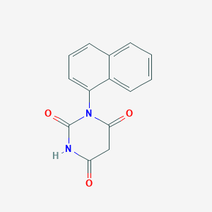 molecular formula C14H10N2O3 B10878454 1-(naphthalen-1-yl)pyrimidine-2,4,6(1H,3H,5H)-trione 