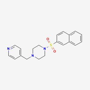 1-(2-Naphthylsulfonyl)-4-(4-pyridylmethyl)piperazine