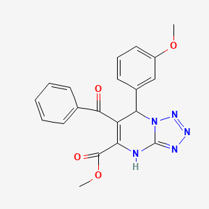 Methyl 7-(3-methoxyphenyl)-6-(phenylcarbonyl)-4,7-dihydrotetrazolo[1,5-a]pyrimidine-5-carboxylate