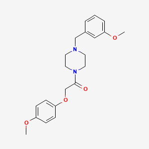 1-[4-(3-Methoxybenzyl)piperazin-1-yl]-2-(4-methoxyphenoxy)ethanone