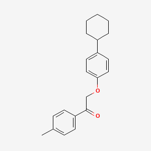 2-(4-Cyclohexylphenoxy)-1-(4-methylphenyl)ethanone