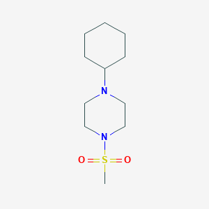 1-Cyclohexyl-4-(methylsulfonyl)piperazine