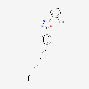 2-[5-(4-Nonylphenyl)-1,3,4-oxadiazol-2-YL]phenol