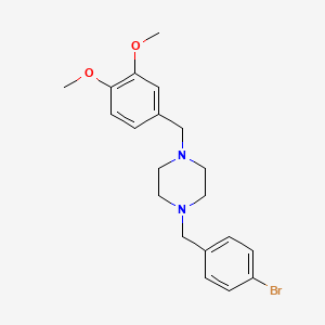 1-(4-Bromobenzyl)-4-(3,4-dimethoxybenzyl)piperazine