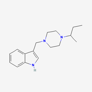 3-{[4-(butan-2-yl)piperazin-1-yl]methyl}-1H-indole