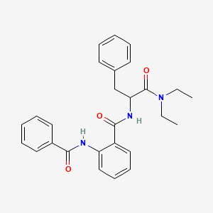 N,N-diethyl-Nalpha-({2-[(phenylcarbonyl)amino]phenyl}carbonyl)phenylalaninamide