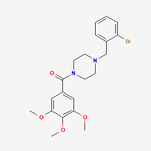 [4-(2-Bromobenzyl)piperazin-1-yl](3,4,5-trimethoxyphenyl)methanone