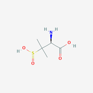 molecular formula C5H11NO4S B108793 (2S)-2-氨基-3-甲基-3-亚磺基丁酸 CAS No. 23315-18-6