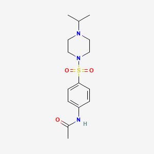 N-(4-{[4-(propan-2-yl)piperazin-1-yl]sulfonyl}phenyl)acetamide