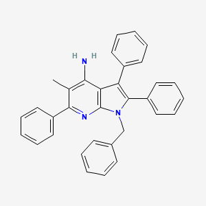 1-benzyl-5-methyl-2,3,6-triphenyl-1H-pyrrolo[2,3-b]pyridin-4-amine