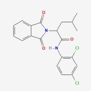 N-(2,4-dichlorophenyl)-2-(1,3-dioxo-1,3-dihydro-2H-isoindol-2-yl)-4-methylpentanamide