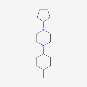 1-Cyclopentyl-4-(4-methylcyclohexyl)piperazine