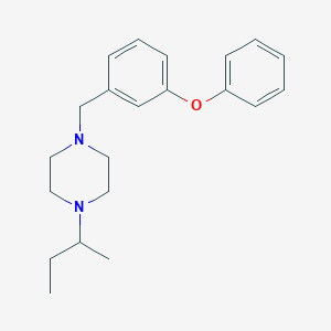 1-(Butan-2-yl)-4-(3-phenoxybenzyl)piperazine