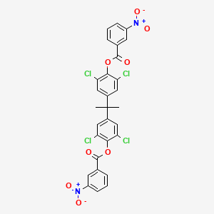 Propane-2,2-diylbis-2,6-dichlorobenzene-4,1-diyl bis(3-nitrobenzoate)